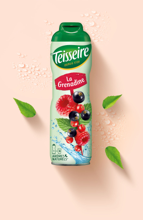 Sirop Grenadine - Arme Naturel Sans Conservateur -Teisseire