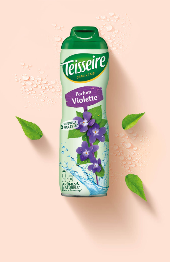 Sirop Violette - Arôme Naturel Sans Conservateur - Teisseire
