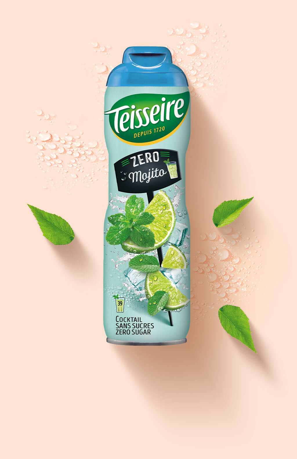 Bidon de zero sucres mojito Teisseire