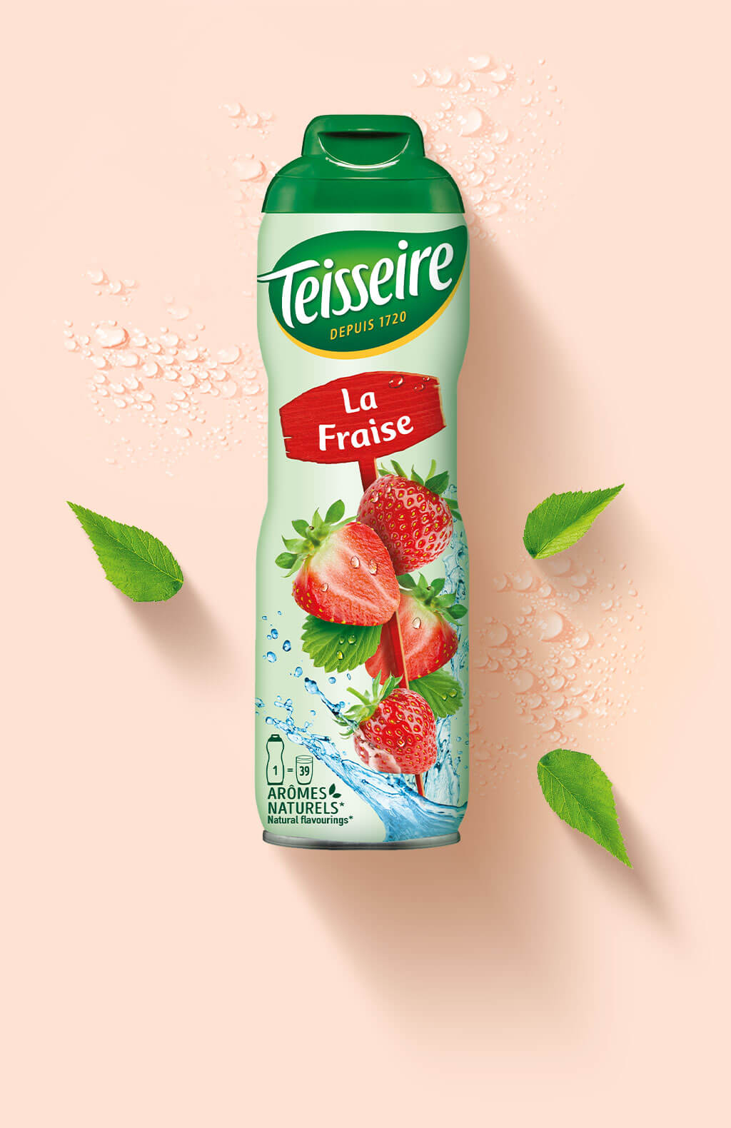 Bidon de sirop fraise Teisseire